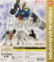 Mobile Suit Gundam CUPSULE ACTION Gundam Set of Capsule Action Gacha RX-78-2 [Complete 2]