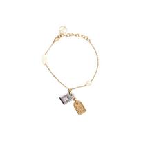 Louis Vuitton Lv Nanogram Logo Pattern Bracelet Women Bracelet Gold M63142 Default Packaging