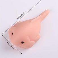 Blobfish Soft Squishy Fidget Toy Cute Sea Animal Stress Relief Squeeze Sensory Decompression Toys For All Ages Party Favor rožinė