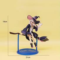 Anime Klajojanti ragana: Elainos kelionė 20cm Elaina PVC veiksmo figūrėlės modelio žaislai Vaikams Gimtadienio dovana
