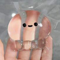 Squeezing Acne TPR Crystal Ball Solid Transparent Water Ball Pinching Toy Simulation Realistic Bubble Pinching Toy Kids Toys skaidri