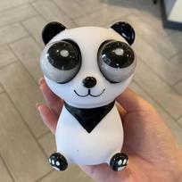 Funny Grass Worm Pinch Toy Panda  Stress Relief Fidget Decompression Toy  Eyes Squeeze Toys Relieve Anxiety Stress Relief Slug OneSize