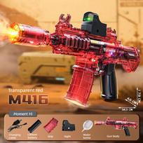 Smoke Blaster Toy Gun Electric Machine Gun with Realistic Muzzle Smoke Sound Flashing Light Vibration Action Outdoor Toy for Boy