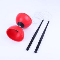 Durable High Quality Entertainment Supplies Leather Chinese Diabolo Bowl Shape Soft Chinese Yo-yo Thicken Diabolo Toy Child