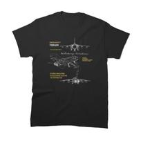 Military Aviation Tornado Jet Fighter TShirt 100 Cotton ONeck Summer Short Sleeve Casual Unisexs Tshirt Size S3XL S