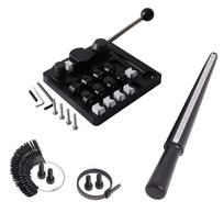 Ring Bender Machine for Spoon Rings Making, Ring Bending Tool for Jewelry Maker with Nylon Dies Rings Making NONE