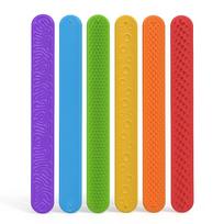 6Pcs Children Gits Sensory Bracelet 6Pcs Fidget Toys Christmas Gift Slap Bracelets  Boy Girl 6Pcs