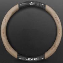 Car Anti Slip Carbon Fiber Leather Steering Wheel Cover For Lexus GX460 Ct200h IS250 ES 220D IS200 Fsport GS GX IS LS LX NX RX