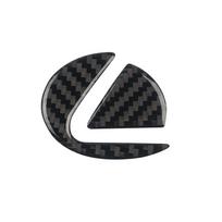 Car Steering Wheel Decorative Stickers Carbon Fiber Emblem For Lexus F SPORT ES RX NX LS UX LM LX GX LC RZ IS CT GS RC HS SC TX