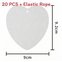 Home Scent Felt Aromatherapy Discs For Car And Indoor Spaces Heart