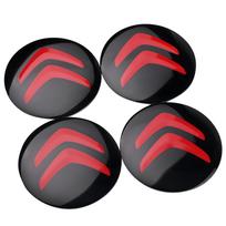 4 vnt. 56/60 mm automobilio ratlankio centrinės apsaugos lipdukai Citroen C1 C2 C3 VTS C4 Saxo C4L C5 C6 C8 Xsara Picasso Berlingo DS