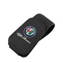 Universal Auto Sunglasses Clip Card Ticket Holder For Alfa Romeo STELVIO Giulia 159 Giulietta 147 Mito 156 MTO Car Accessories