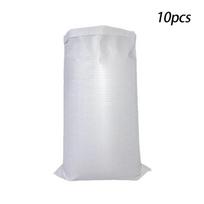 10Pcs Flood Protection Sandbag Reusable Polypropylene Plastic Sandbags 30X40/35X55/45X70/50X75Cm Flood Rescue Soil Filling Bag 35x55cm