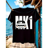 Men'S Vintage Escort MKI Car Graphic T-Shirt - Black Retro 1800 & 2000 Mexico Model Design, Soft Breathable Tee for Dad, Father'S Day Gifts, Classic S juoda