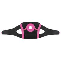 Meniscus Protection Knee Brace for Running, Basketball, Badminton, Mountaineering - Open Type with Spring Bar Support. One Size juoda/ryškiai rožinė