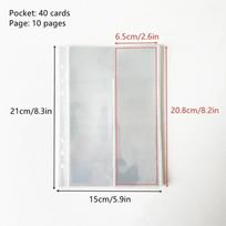 A5 Kpop Binder Photocards Holder Ins Album Book 3 Inch Album Heart Photo Card Album Student School Stationery Birthday Gifts