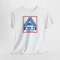Aldi Marché T-shirtas, Marškinėliams apsipirkti maisto prekių, Maisto mėgėjo dovana, T-shirtas turgų mėgėjui, 3XL