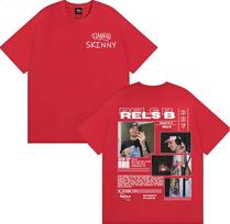 Rapper RELS B Skinny Flakk New Star Album Graphic T Shirts Unisexs Clothing Harajuku Vintage T Shirt High Quality Comfort Tshirt S