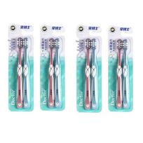 Dr. Dentist Phantom Sea Super Clean Double Spiral Bristle Toothbrush 4-Pack