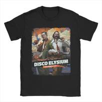 Disco Elysium Game Fans Apparel Unisex Women T Shirt Cotton Tee Graphic Print  Tops Tshirt S