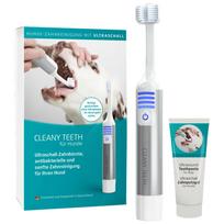 Cleany Teeth for Dogs Pradinis Rinkinys - ultragarso šepetėlis šunims, skirtas dantų akmenims pašalinti