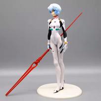24cm Ayanami Rei Asuka Action Figures NEON GENESIS EVANGELION PVC Figurines Model Anime EVA Garage Kits Toy Ornaments Collection