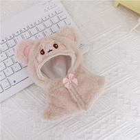 Outfit Plush Stuffed 10CM Doll Clothes Lovely Cartoon Cartoon Cloak Soft 10CM Idol Plush Doll Clothes Girls
