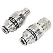 Male Female Coupler Fit for Bobcat S130 T140 Loader 6679837 6680018 Hydraulic Flat Face Quick Coupling Connector 46mm