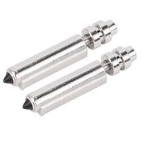 3 Pcs Integrated Nozzle Replacement for Anycubic Kobra X 3D Printer 0.2mm 0.4mm 0.6mm Hardened Steel Hotend Quick Swap