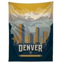 DENVER 1 tapestry 75x100 juoda