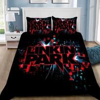Duvet Cover Pillowcase Rock band Linkin P-Park Bedding Set BoyGirl Bedroom Decoration ChildrenGift Single Double Large Size 135x200cm