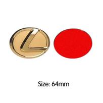 For Lexus ES240 ES250 ES350 IS250 IS300 RX270 GS NX300 RX300 RX350 RX400H 64/77mm Steering Wheel Emblem Cover Sticker Car Badge