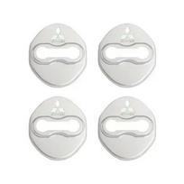 4pcs for Mitsubishi Ralliart Pajero Sport Outlander ASX Lancer EX Eclipse Mirage Car Styling Auto Door Lock Buckle Cover
