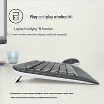 Logitech MK540 Wireless Keyboard and Mouse Combo juoda spalva