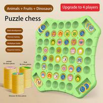 Enjoyable 2 Player Strategy Chess Set, Educational Backgammon Family Games, Portable Kid Toy for Home & Travel
