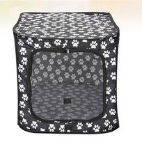Foldable Pet Tent Premium Material Dog House Playpen Kennels Cat Den Houses Shelter Animal Home Indoor Outdoor (Grey,87X47cm) pilka