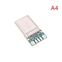 Fast Charge Type-C USB 65W 5A Male Connector Welding With 5Pin PCB + Type A Male 6 Pin USB DIY OTG Data Charge KIT