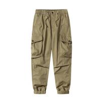 Vyriškos sportinės aprangos laisvalaikio darbo kelnės Multi Pocket Outdoor Pants 29 chaki