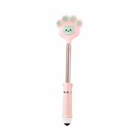 Multipurpose Stretchable Cat Paw Itch Scraper Adjustable Double-sided Back Massage Tool Cute Cat Claw Itching Scratch Gifts rožinė