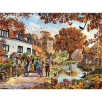 5D „pasidaryk pats“ deimantinis dažymas kaimo piktograma kryželiu siuvinėjimas deimantais 20X30CM