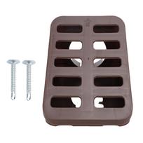 Lawn Grate Yard Drain Angled Robust PP Heavy Duty Mitered Drainage Grate for 3/4 Inch Interface ruda