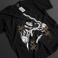 Demon Slayer marškinėliai Obanai Iguro T-shirt Tanjiro KNY Anime Zenitsu Viršus Muzan Tee M