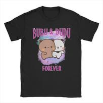 Cute Bubu & Dudu Forever Cute Bubu & Dudu Forever Harajuku T-Shirts Short Sleeve Funny Tshirt Summer O-Neck Plus Size Top Tees S