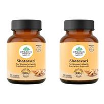Organic India Shatavari 60 Veg Capsules Pack of 2 Women Health Hormonal Balance Supplement