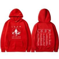 Limited Imagine Dragons Band Loom World Tour 2025 Hoodie Men Women Rock Punk Gothic Oversized Streetwear Male Casual Pullover S