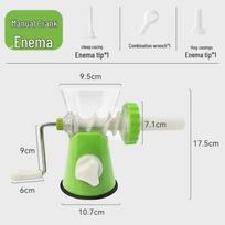 Household Manual Sausage Stuffer & Enema Kit