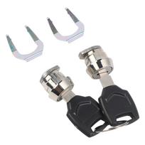 Reliable Motorcycle Bag Box Accessory 2 Key Lock Cylinder For Enhanced Security