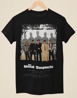 Įprasti įtariamieji - Filmo plakato įkvėpti unisex juodi marškinėliai Unisex marškinėliai S
