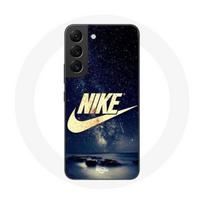 Coque - Nike - Samsung Galaxy S21 FE - Logo Doré - Nuit Étoilée - Souple