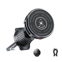 Adjustable Car Air Vent Phone Mount Magnetic Semiconductor Cooling 3 Speed Power Control for 4-7Inch Smartphones 1